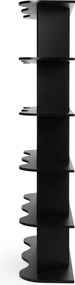 Knihovna Rheo 120 cm černá