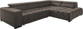 XXXLutz ROHOVÁ SEDAČKA, textil, hnedá MID.YOU - Sedačky - 000694006503