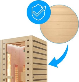 BPS-koupelny Infrasauna Relax HYD-6714 180x150, 4-5 osôb