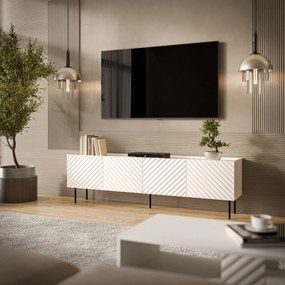Cama TV stolík Lucia 200 - biela