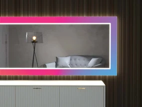 LED zrkadlo s dekorom D25