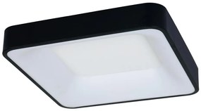 Brilagi - LED stmievateľné stropné svietidlo FALCON II LED/80W/230V 40x40 cm čierne + diaľkový ovládač