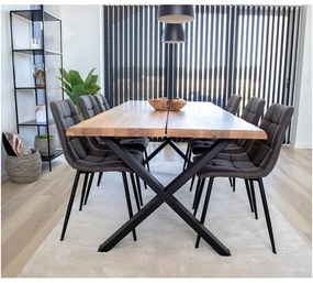 Tmavosivé jedálenské stoličky v súprave 2 ks Moseby – Bonami Essentials