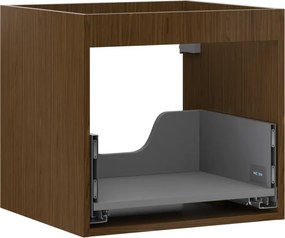 Mexen Box-A, závesná skrinka 50 cm, 1 zásuvka, orech, 91AX0-0500-470-1-86