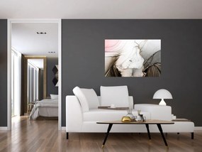 Obraz - Mramorový atrament (90x60 cm)