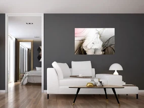 Obraz - Mramorový atrament (90x60 cm)