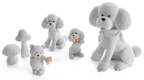 DEKORAČNÁ SOŠKA ELDO 8X8X9 CM STRIEBORNÁ