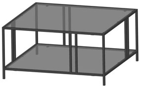 Konferenčný stolík URANUS 40x80 cm čierna