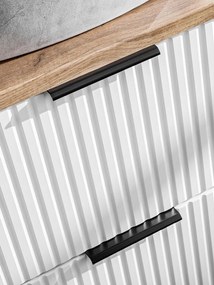 Koupelnová sestava Casad se skříňkami, umyvadlem a zrcadlem 60 cm bílá