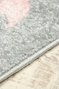 Detský koberec Kiddy 5075GP sivý