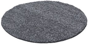 Ayyildiz Kusový koberec LIFE 1500, Okrúhly, Sivá Rozmer koberca: 160 cm KRUH