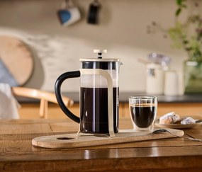 Kanvica french press 800 ml, 6 šálok, béžová