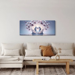 Obraz - Diamantové srdce (120x50 cm)