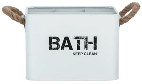 Biely kúpeľňový box Wenko Gara