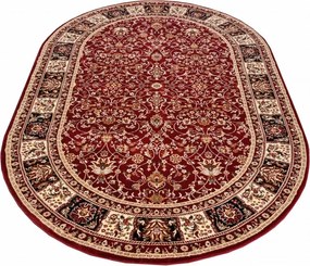 DC Koberec Orient ovál 006 červená Rozmer: 60×100 cm