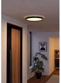 Eglo 300692-LED RGBW stropné svietidlo MOZONCILLO-Z LED/28,3W/230V čierna + diaľkové ovládanie