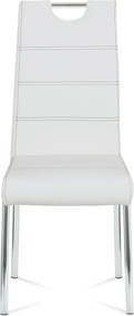 Jedálenská stolička biela HC-484 WT