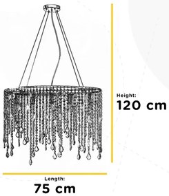 ONLI - Luster na lanku LAILA 5xE14/10W/230V