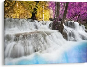 Obraz Erawan vodopádu v lese (70x50 cm)