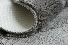 Kúpeľňový koberček SUPREME STONES kamienky, sivý kruh