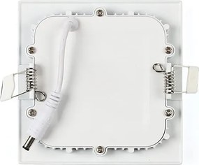 BERGE LED panel štvorcový 120x120x20mm vstavaný - 6W - 230V - 390Lm - teplá biela