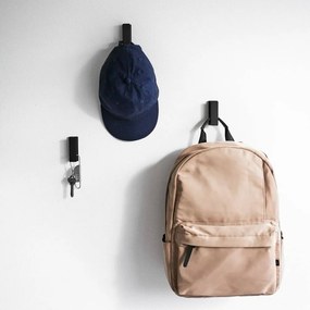 Čierne nástenné kovové háčiky v súprave 3 ks Tower – YAMAZAKI