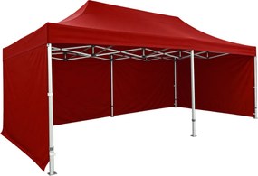 Párty stan 8x4 Profi hexa, Červená