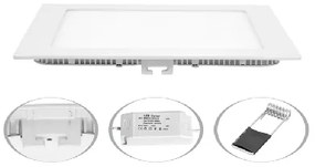 ECOLITE Podhľadové LED svietidlo RAFA, 30cm, IP44, 25W, 2700K, 2240lm, biele