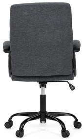 Autronic BONTEC Kancelárske kreslo, hojdací mechanizmus, čierna látka, KA-Y391 BK2 Farba: Šedá