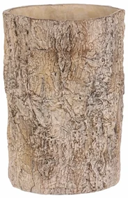 Kvetináč imitácia drevenej kôry, 18 x 18 x 26 cm,betón, 18 cm