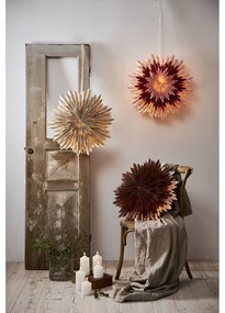 Ružová vianočná svetelná dekorácia Star Trading Ice, ø 60 cm