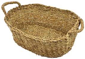 Úložný košík z morskej trávy Rozmery (cm): 45x32, v. 15, s uchy 22