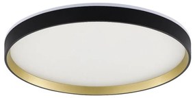 Zuma Line MS750400R-BK&GD-LED RGBW stmievateľné ORBITRAL 32W/230V+8W čierna/zlat