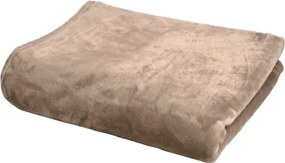 Flanelová deka Cashmere Touch 150x200 cm, béžová%