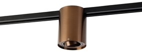 Moderné 1-fázové koľajnicové bodové svetlo tmavo bronzové - Rondoo Up