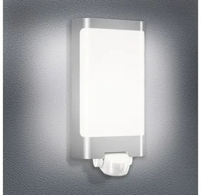LED vonkajšie nástenné svietidlo Steinel IP44 9,3W 946lm 3000K biele so senzorom pohybu