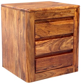 furniture-nabytek.cz - Drevený nočný stolík z masívu palisander 45x50x40