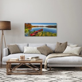 Obraz červené pramice (120x50 cm)