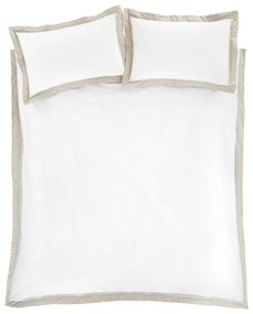 Biele bavlnené obliečky na jednolôžko 135x200 cm Oxford Lace – Bianca