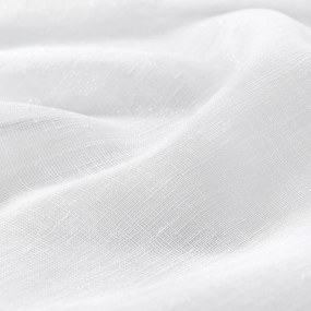 Goldea luxusná lesklá záclona - biela 300 cm