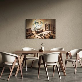 Obraz - cestovateľský stôl (90x60 cm)