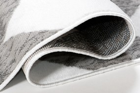 TA Koberec Z903E WHITE MAYA PP EYM Sivý Obdĺžnikový Rozmer: 160x230 cm