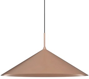 EUlight Závesné svietidlo Capital, 1x medené kovové tienidlo, (fi 60cm), b