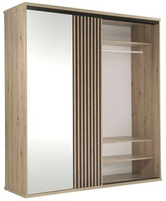 Šatníková skriňa Claudi 15 (dub artisan). Akcia -20%. Vlastná spoľahlivá doprava až k Vám domov. 1055498