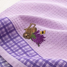 Sada vaflových utierok LEVANDUĽA 3 ks