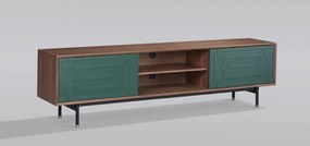 TV stolík Stilig ST153 200 cm orech/zelený