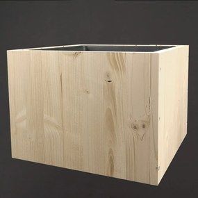 AMADEA Drevený obal na kvetináč, 33x33x24cm, drevený kvetináč