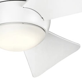 Kichler KLF-SOLA-34-WHT-LED Stmievateľný stropný ventilátor SOLA 10W/230V IP23+DO