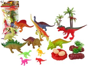 Lean Toys Sada figúrok dinosaurov s príslušenstvom 21 kusov