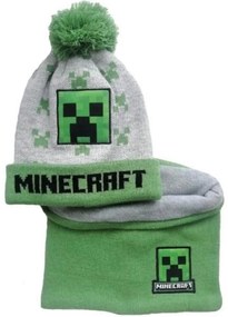 Sada zimnej čiapky a nákrčník Minecraft - Creeper, 52